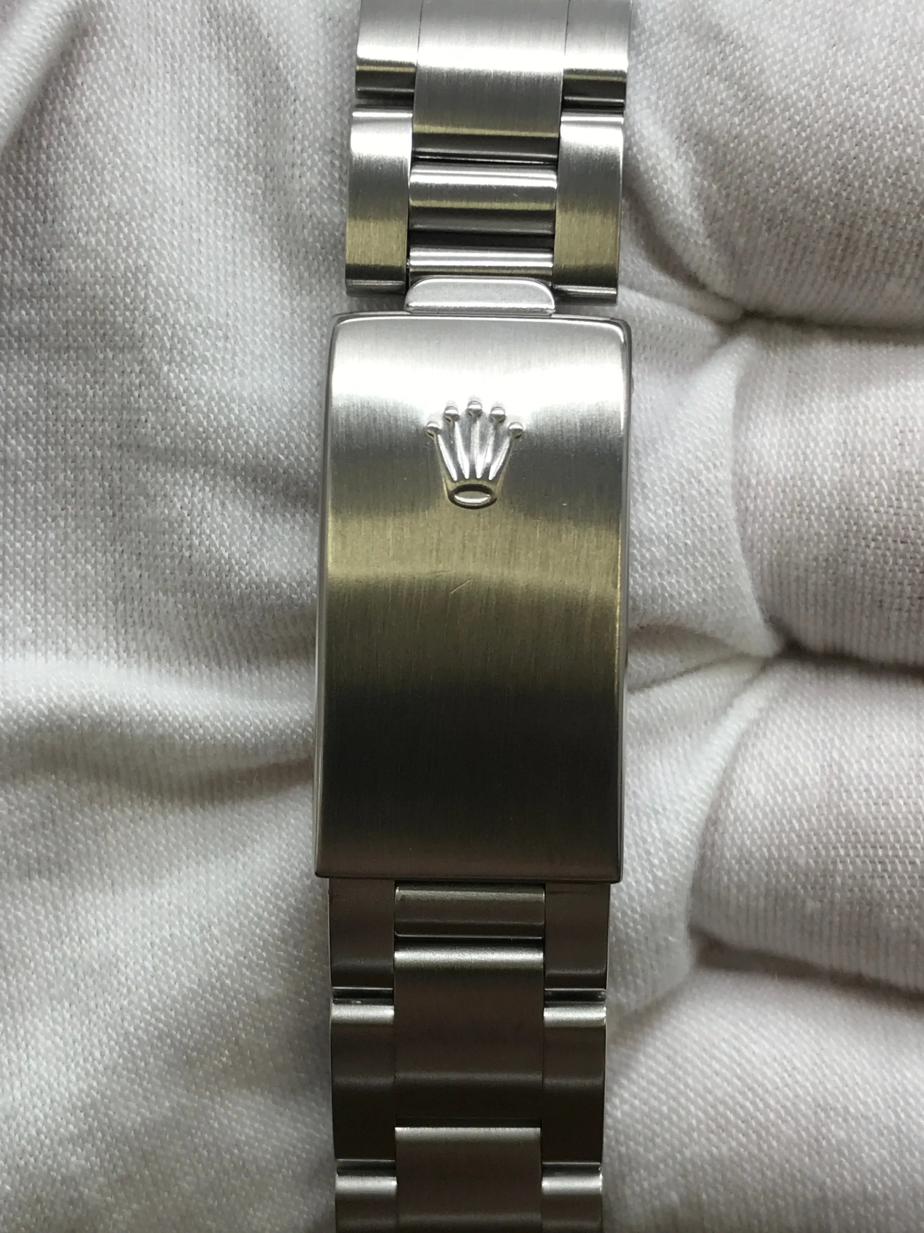 Rolex Oyster Perpetual Date 34mm 15200 Silver Dial Automatic Watch