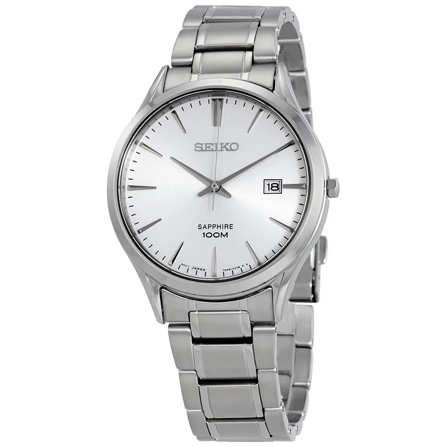 Seiko Neo Classic Silver Dial Stainless Steel Men's Watch SGEG93