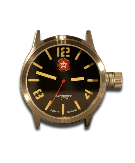 Slate Layered Leather Cuff Watch with 42mm Stainless Watch