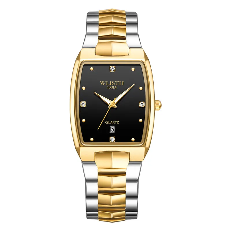 Square couple fashion watch W11S8966