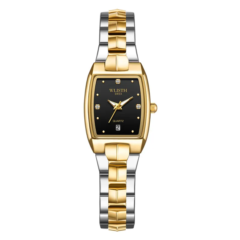 Square couple fashion watch W11S8966