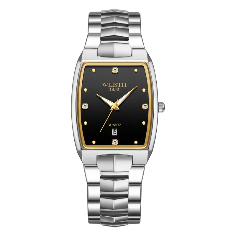 Square couple fashion watch W11S8966