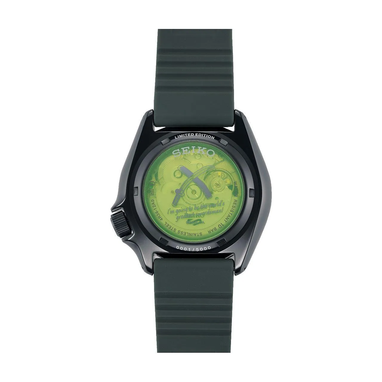 SRPH67K - Limited Edition One Piece ‘Roronoa Zoro’ Mens Seiko 5 Sports Watch