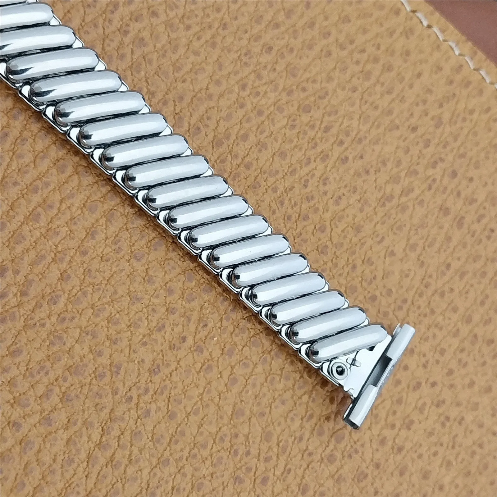 Stainless Steel 1950s Bellavance USA nos Vintage Watch Band 14mm 16mm 18mm
