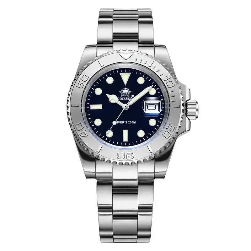 Stainless Steel Watch Men'S European and American Business Leisure Quartz Watch Waterproof Outdoor Sports Watches