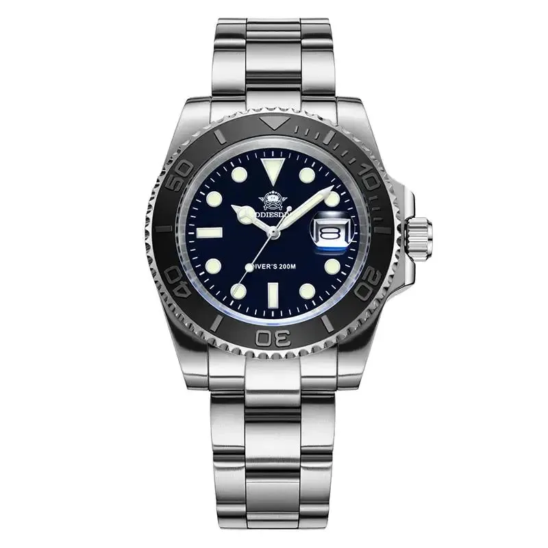 Stainless Steel Watch Men'S European and American Business Leisure Quartz Watch Waterproof Outdoor Sports Watches