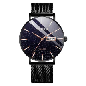 Starry sky dial men's quartz watch W11S8546