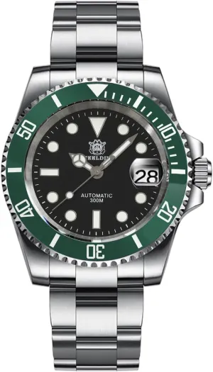 Steeldive Men's Automatic Watch SD1953 Stainless Steel NH35 Movement 300m Diving Watches