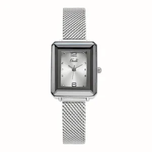 Stylish simple waterproof square ladies watch