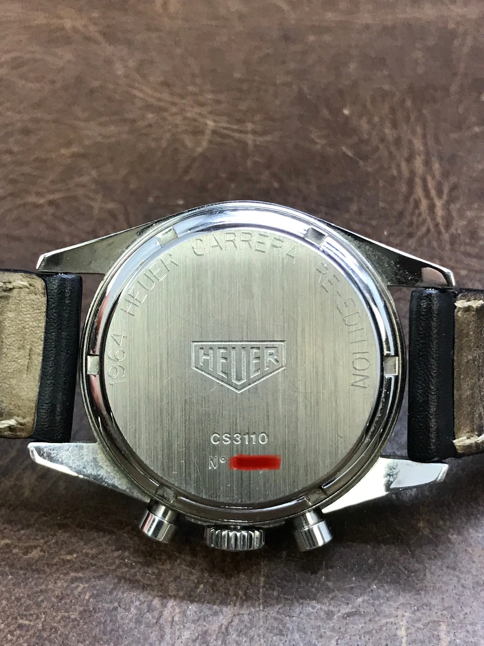 TAG Heuer Carrera CS3110.BC0725 Silver Dial Manual Wind Men's Watch