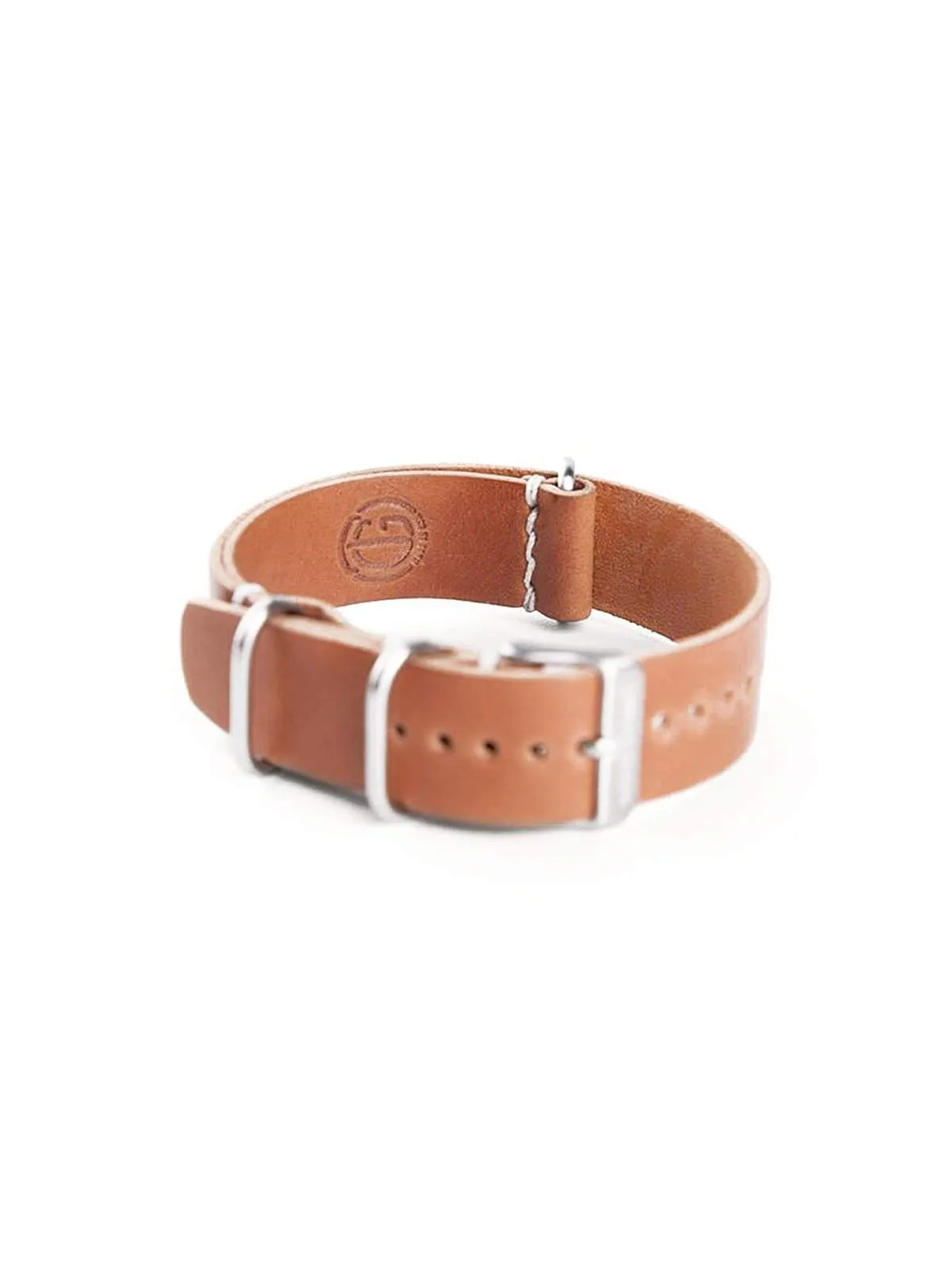 Tanner Goods Nato Watch Strap Natural Cordovan 20mm