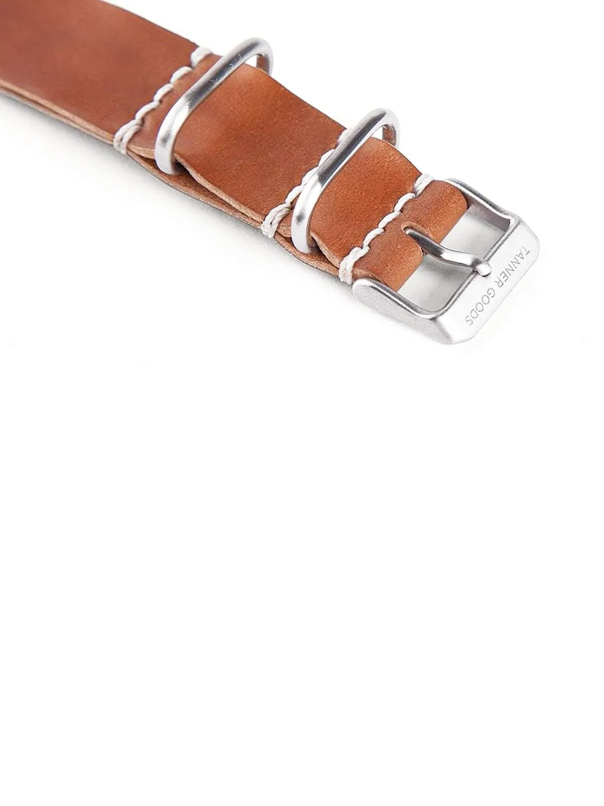 Tanner Goods Nato Watch Strap Natural Cordovan 20mm