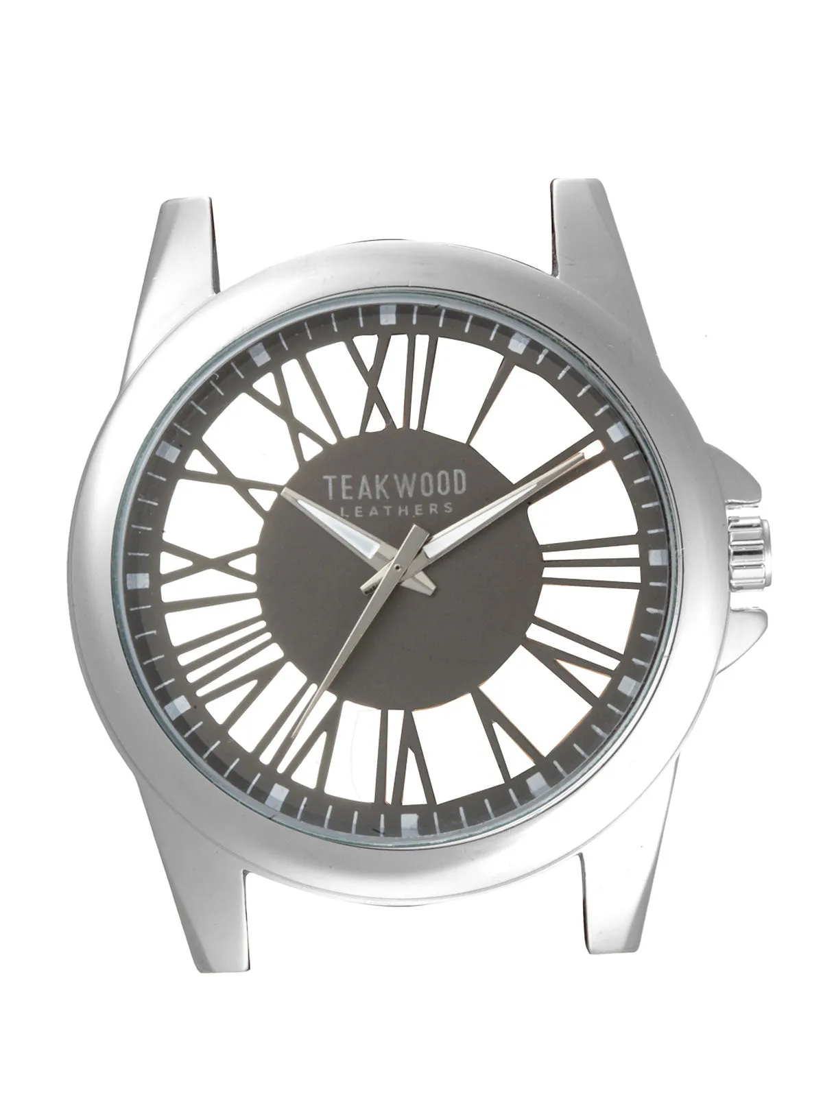 Teakwood Leather Grey Men's Analog Watch