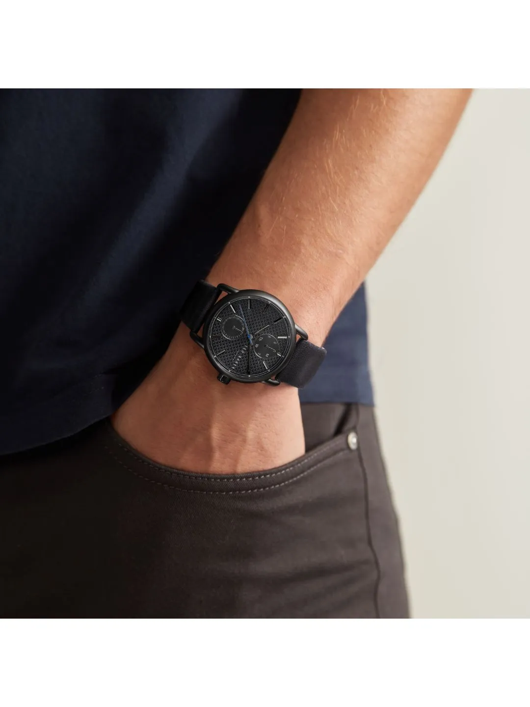 Ted Baker Oliiver Men Black Wrist Watch - Bkpols302