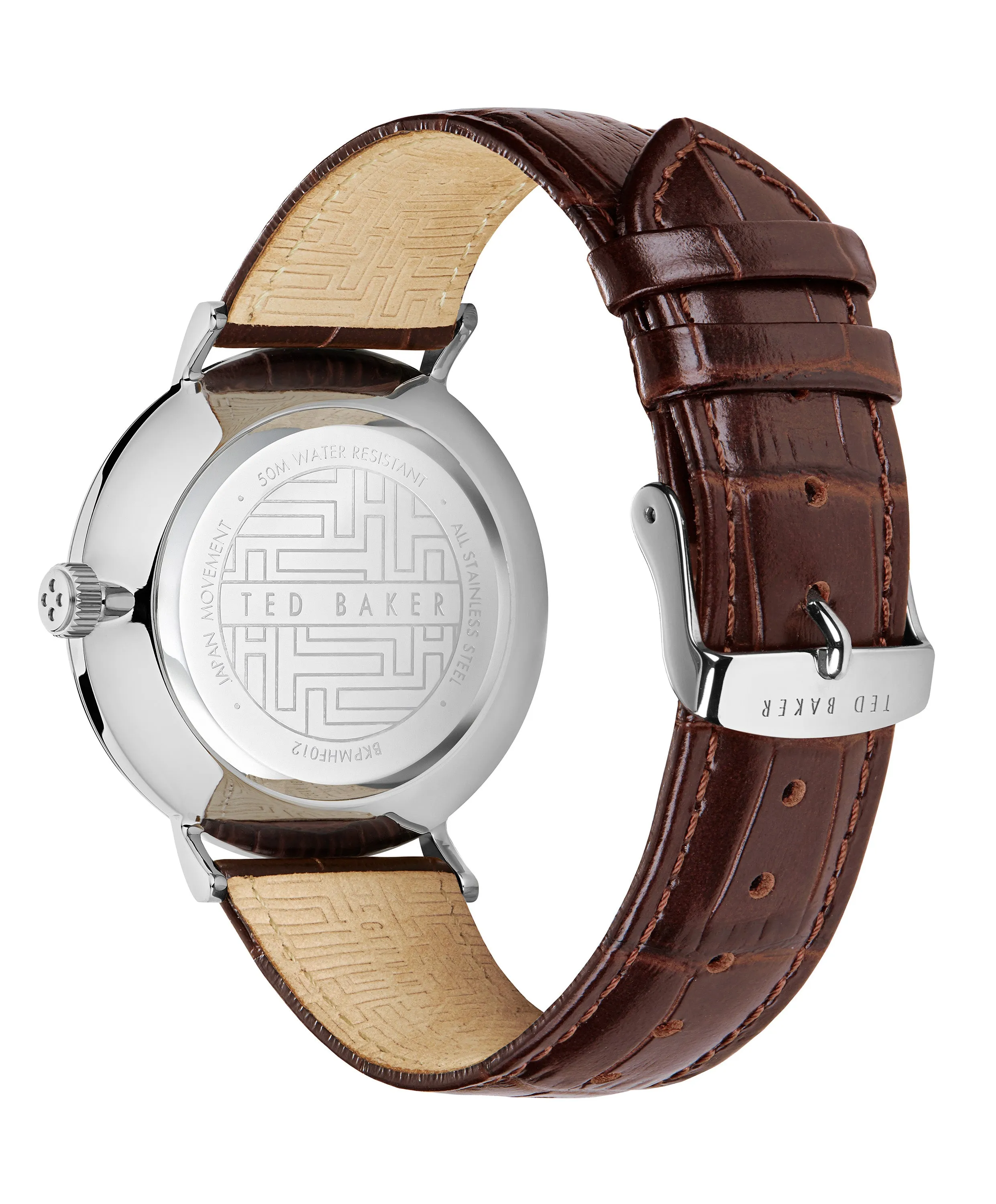Ted Baker Silver-Tone Dial Men Watch - BKPMMS115