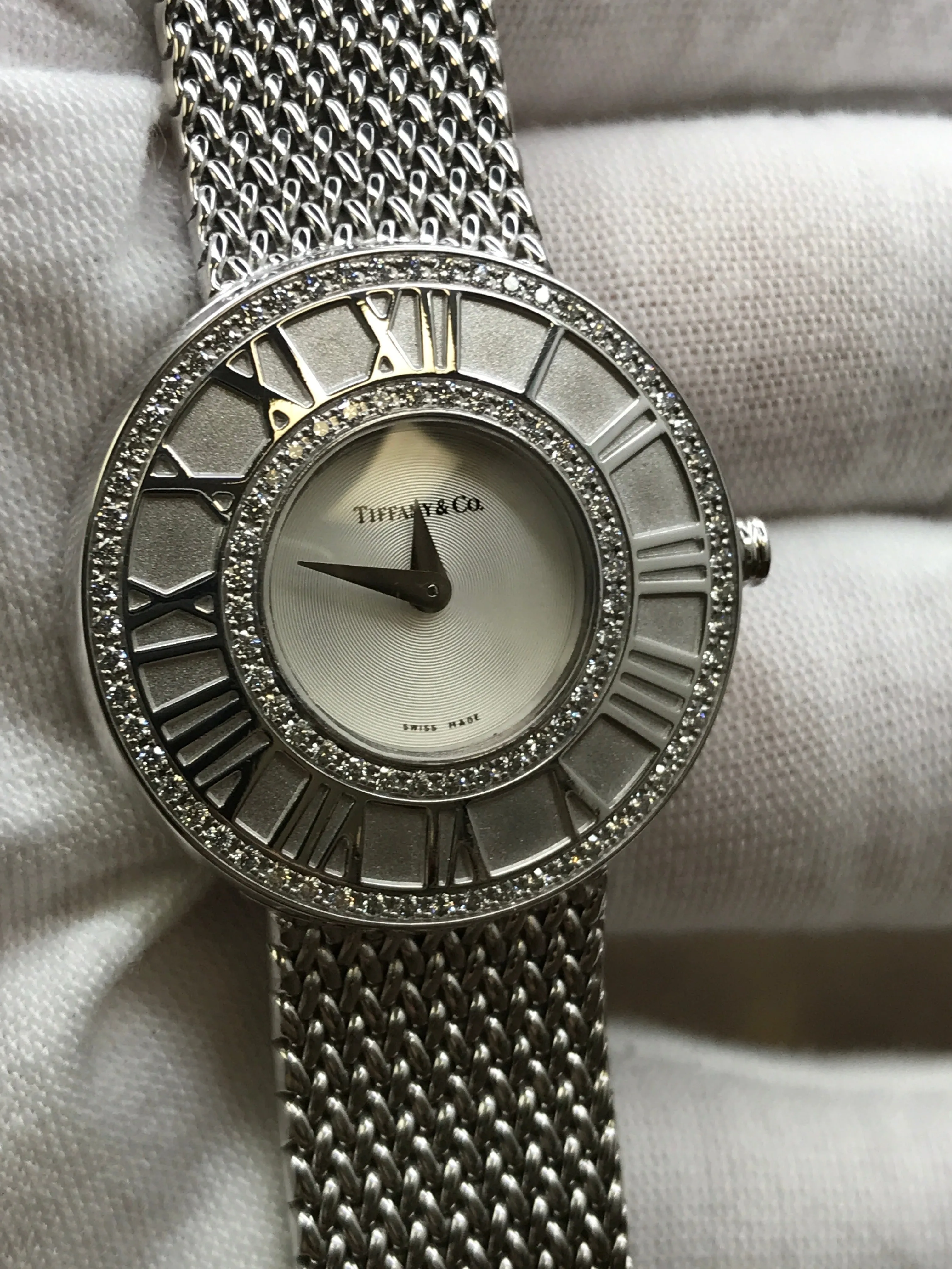 Tiffany & Co Atlas Atlas Silver Dial Quartz Women's Watch