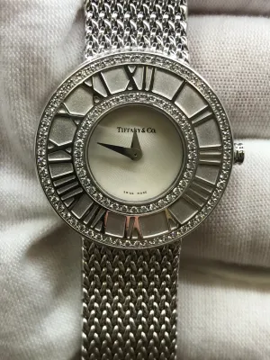Tiffany & Co Atlas Atlas Silver Dial Quartz Women's Watch