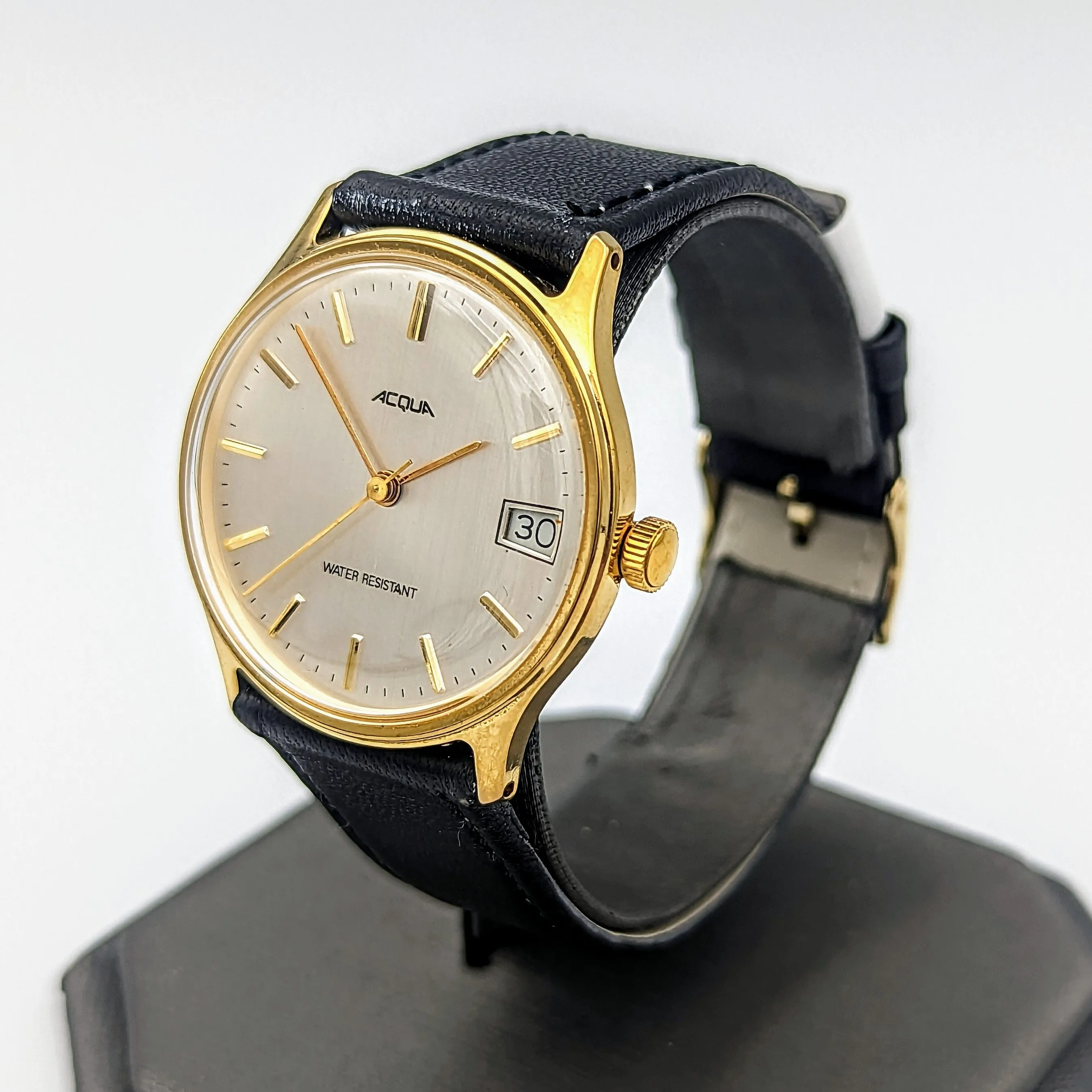 Timex ACQUA Mechanical Watch Date Indicator Vintage Wristwatch