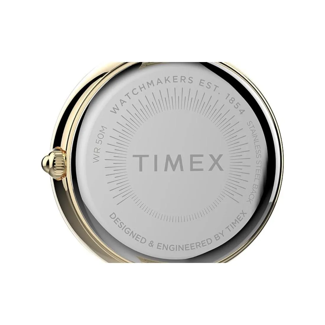 Timex Women 32 mm Size Black Dial Analogue Watch - TW2V24100