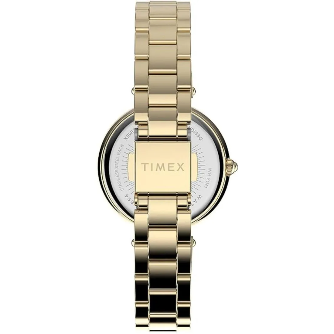 Timex Women 32 mm Size Black Dial Analogue Watch - TW2V24100