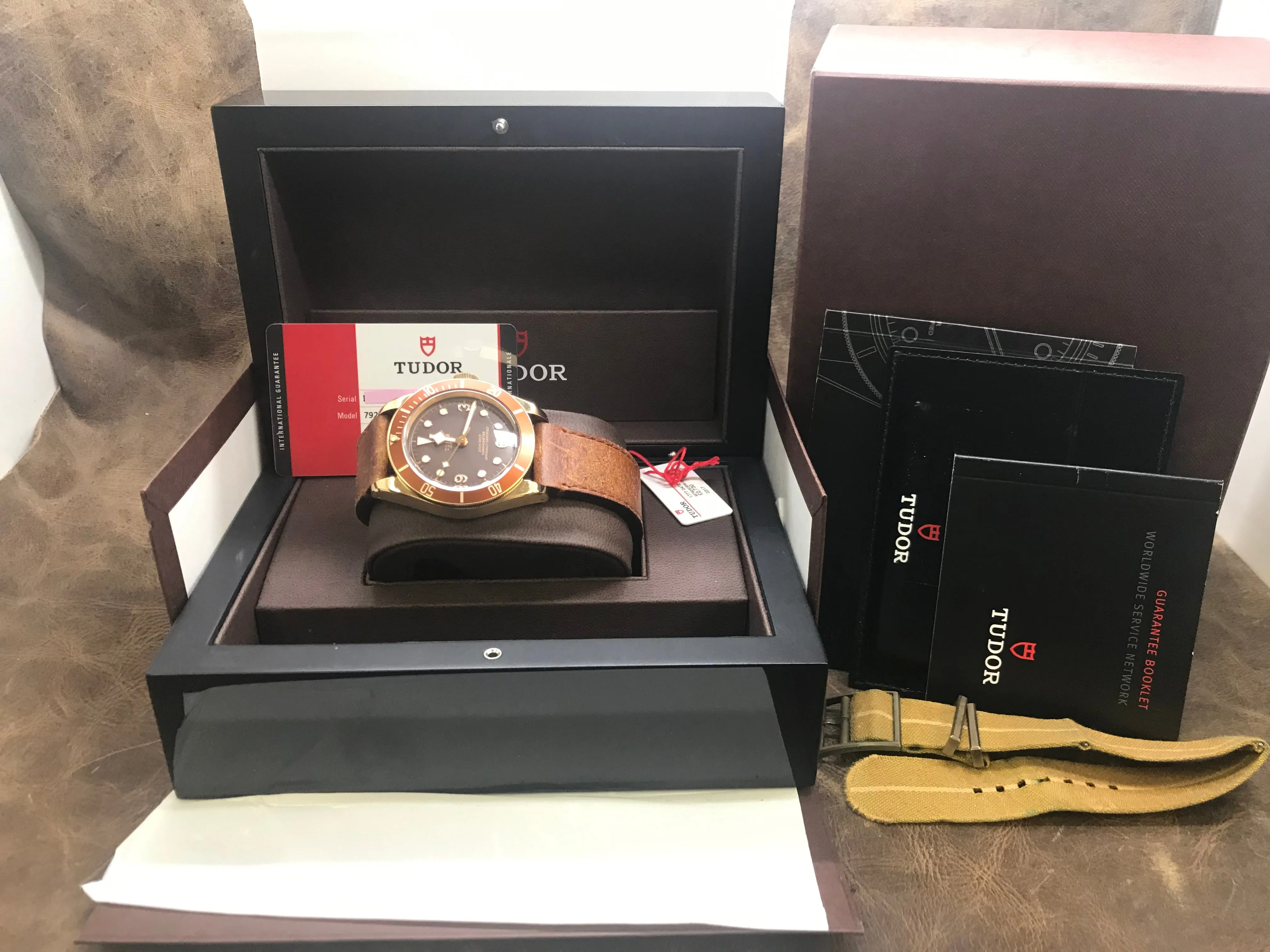 Tudor Heritage Black Bay Bronze 79250BM Brown Dial Automatic Men's Watch