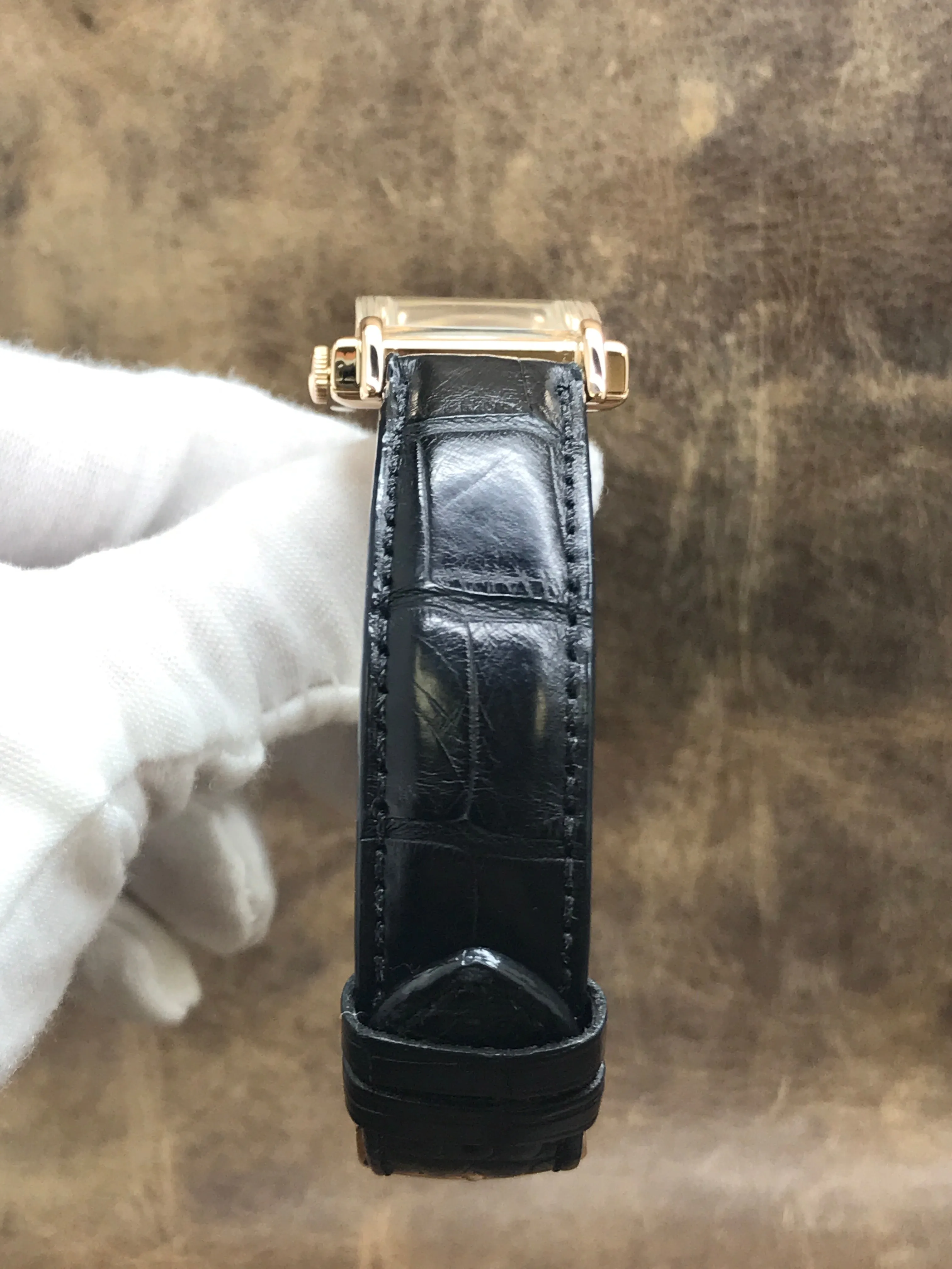 Vacheron Constantin Vintage Square 458 Champagne Dial Manual Wind Watch