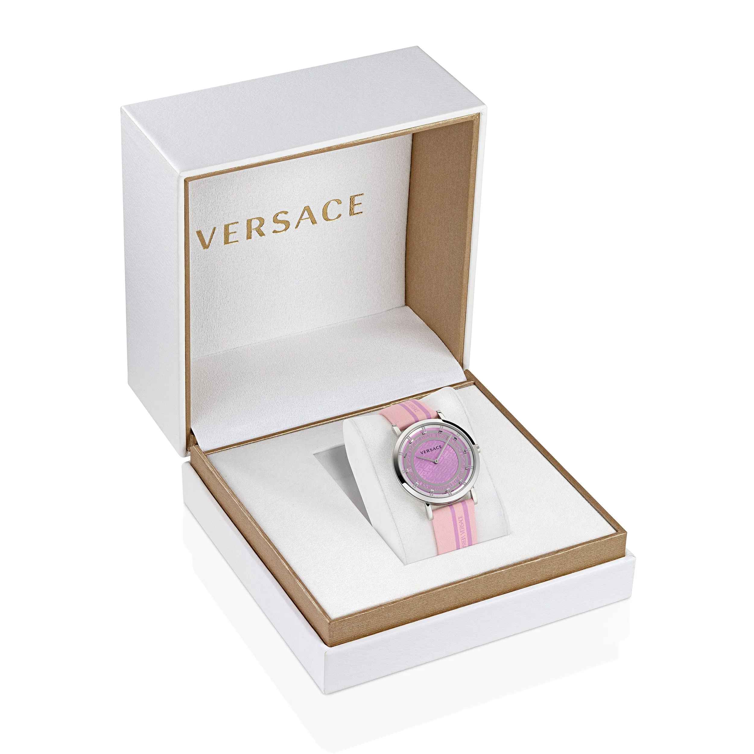 Versace Wrist Watch Women Lilac Dial - Ve3M00122