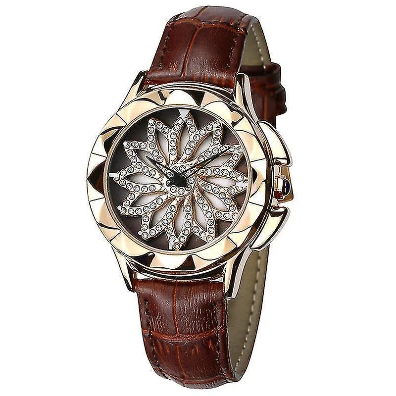 Watches women's casual leisure creative quartz watch brown