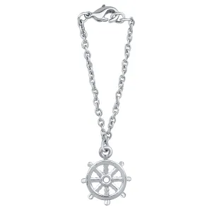 Wheel Shaped Watch Charm