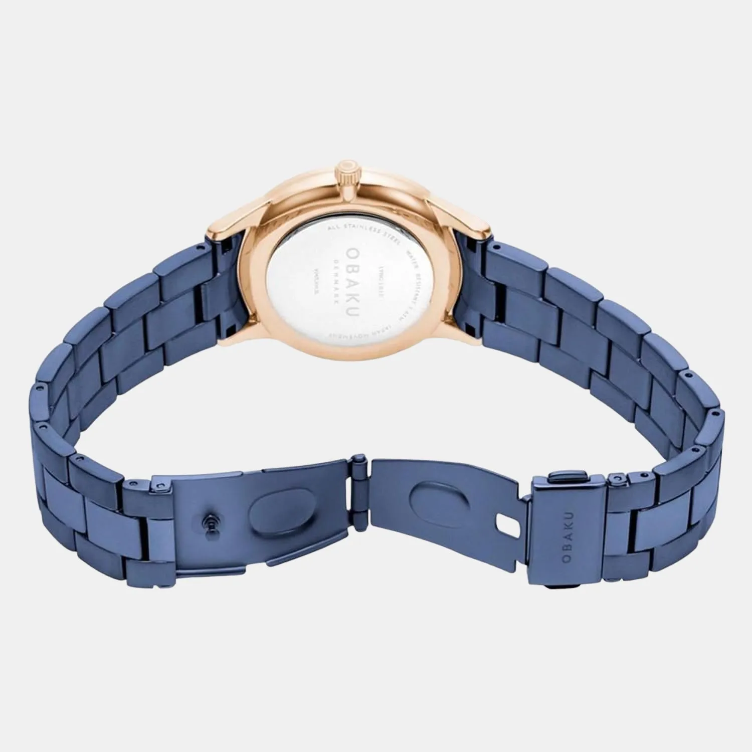 Women Blue Analog Stainless Steel Watch V247LXVLSL