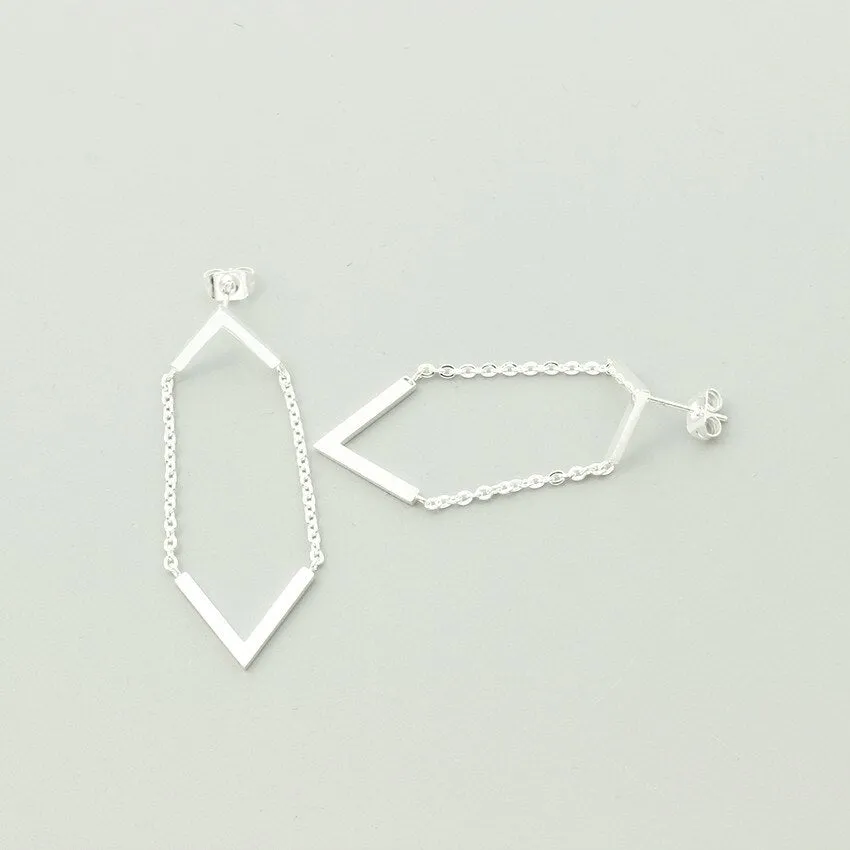 Women Stainless Steel Long Chain With
