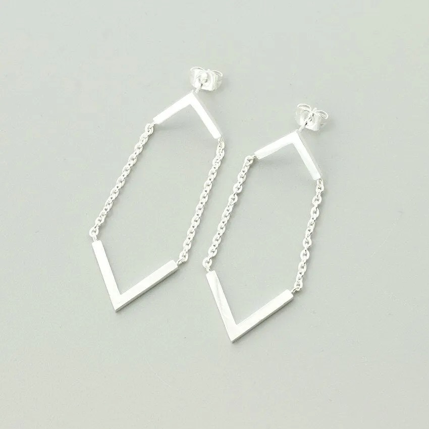 Women Stainless Steel Long Chain With