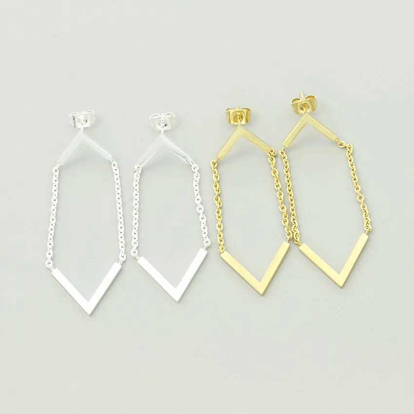 Women Stainless Steel Long Chain With