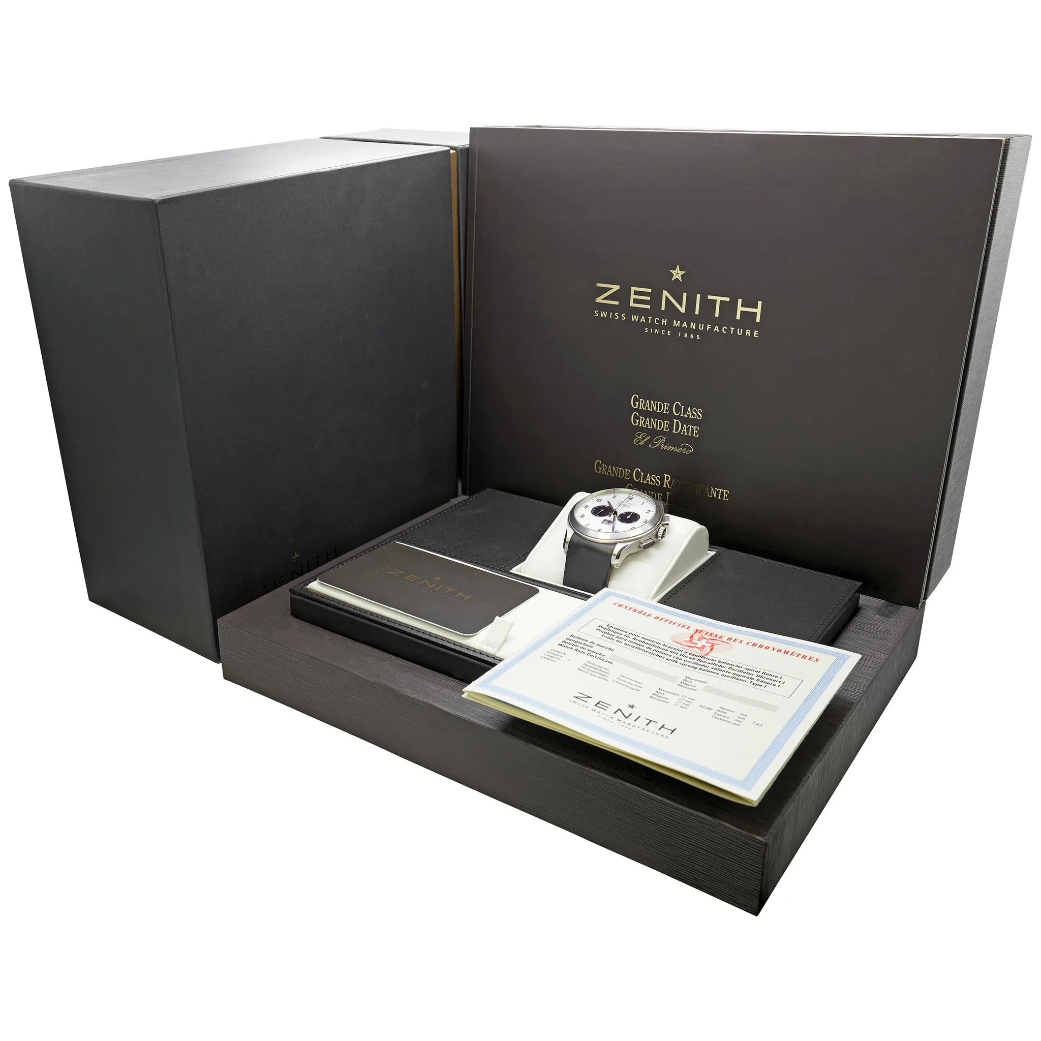 Zenith Grande Class 03.0520.4010  White Dial Automatic Men's Watch